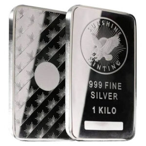 1 Kilo - Sunshine Mint Silver Bar