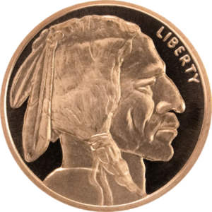 1 oz Copper Round Buffalo