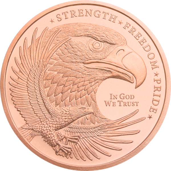 1 oz Copper Round Eagle
