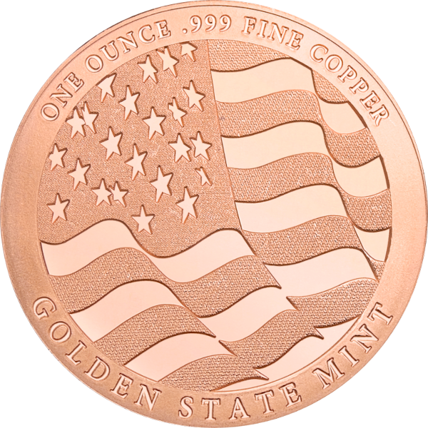 1 oz Copper Round Eagle - Image 2