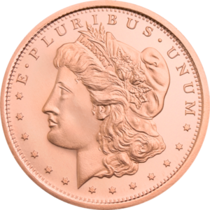 1 oz Copper Round Morgan