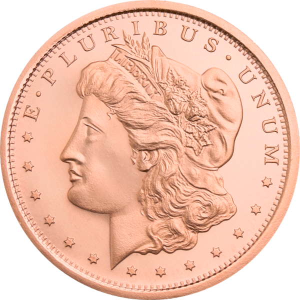 1 oz Copper Round Morgan