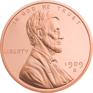 1 oz Copper Round Wheat Cent