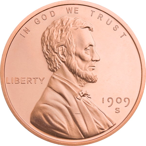 1 oz Copper Round Wheat Cent