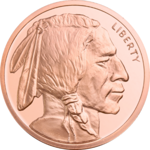 2 oz Copper Round Buffalo