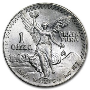 1985 - 1 oz Mexican Silver Libertad - BU
