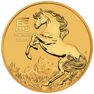 Australian Lunar Series III 2026 Year of the Horse 1oz Gold Bullion Coin